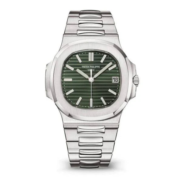 PP Geneve Men's Luxury Watch – Green Dial Stainless Steel Regular price